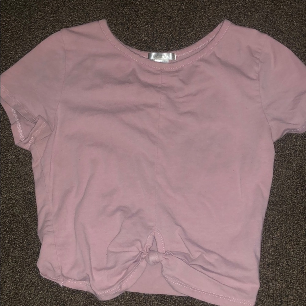 Pink crop top